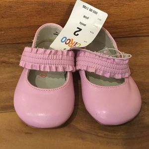 NWT light pink baby Mary Janes